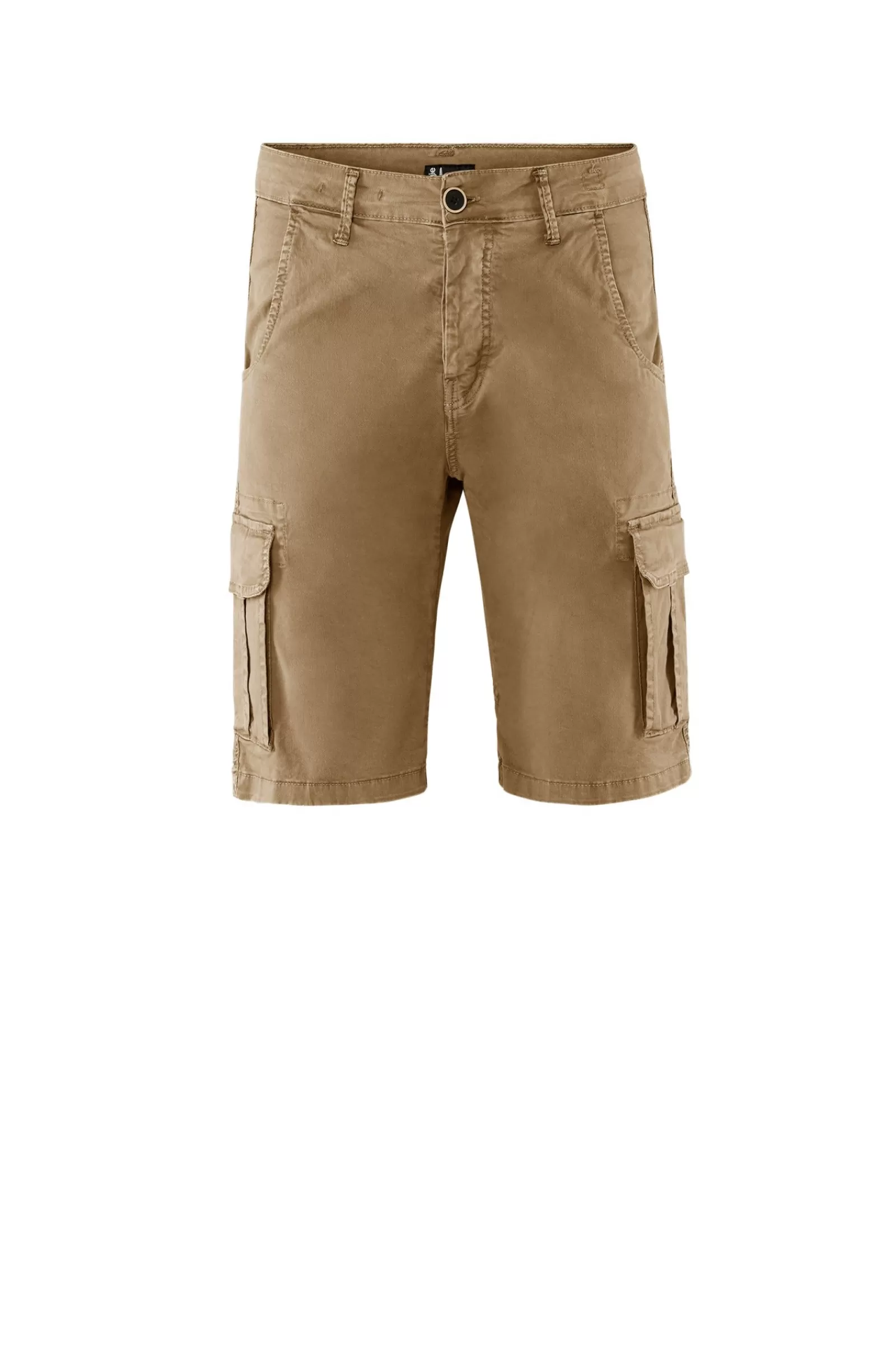 Uomo Bomboogie Bermuda & Shorts>Bermuda Cargo In Gabardina Di Cotone