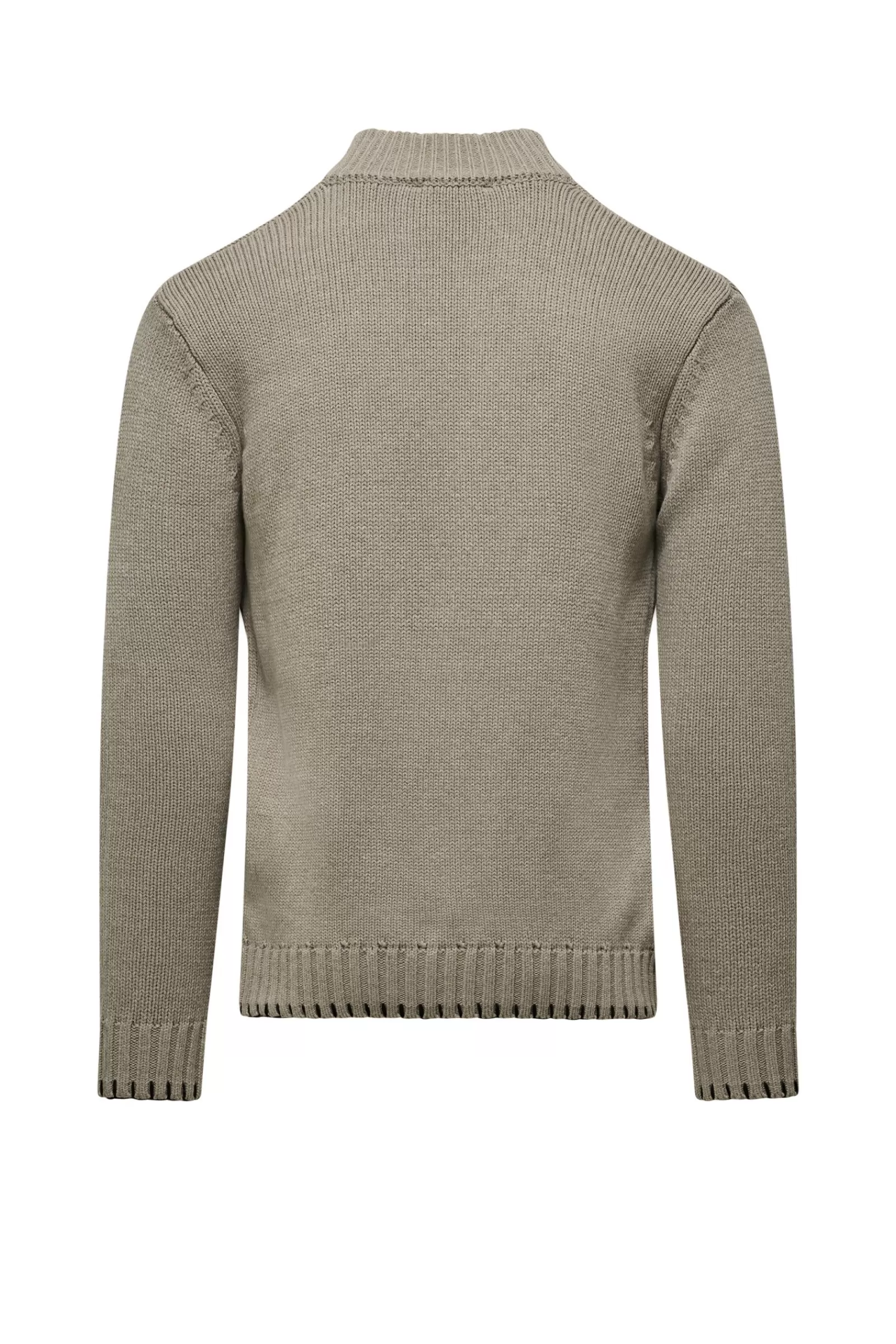 Uomo Bomboogie Maglioni & Pullover>Cardigan Collo Alto Con Zip