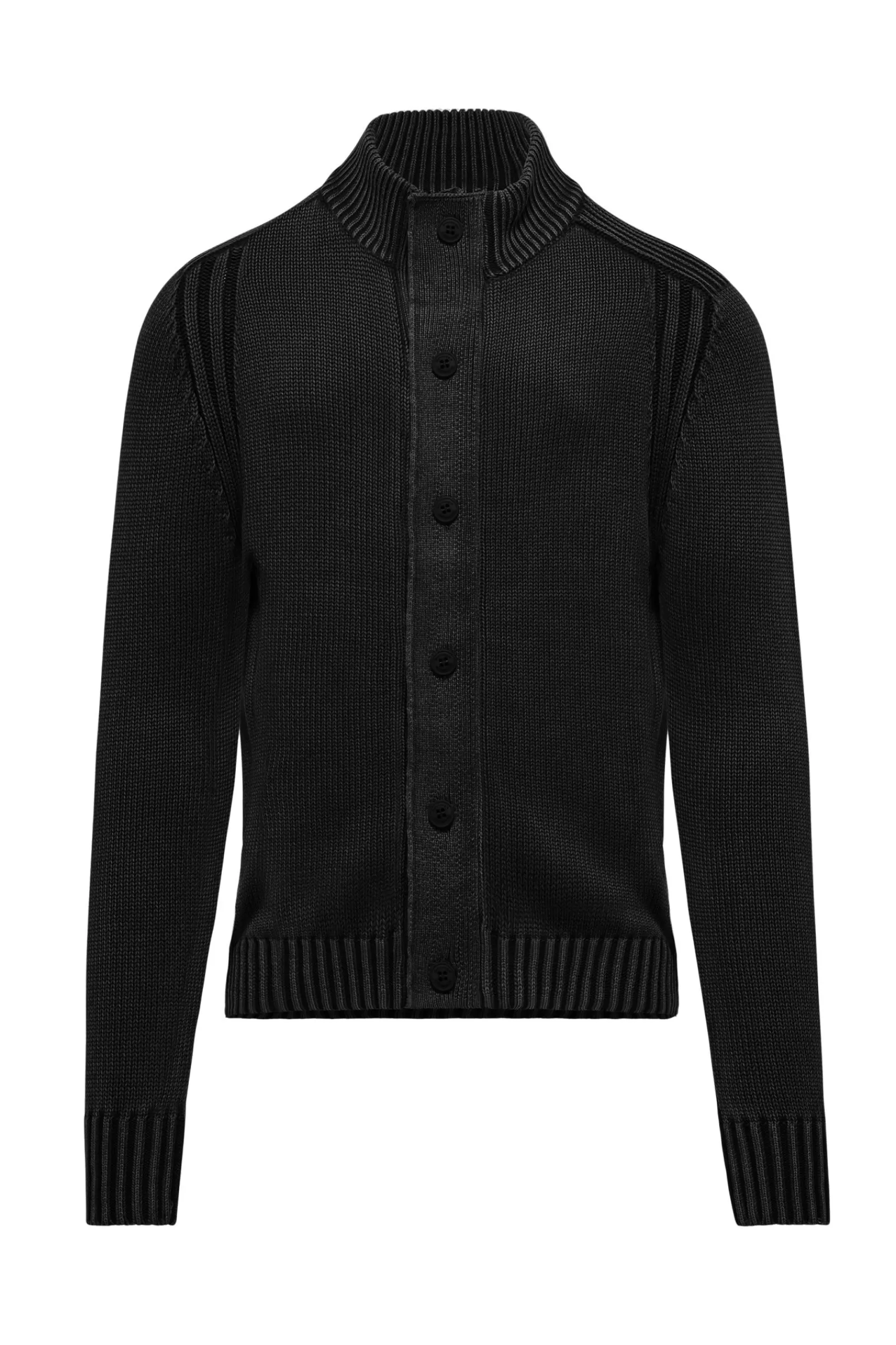 Uomo Bomboogie Maglioni & Pullover>Cardigan Collo Lupetto In Cotone