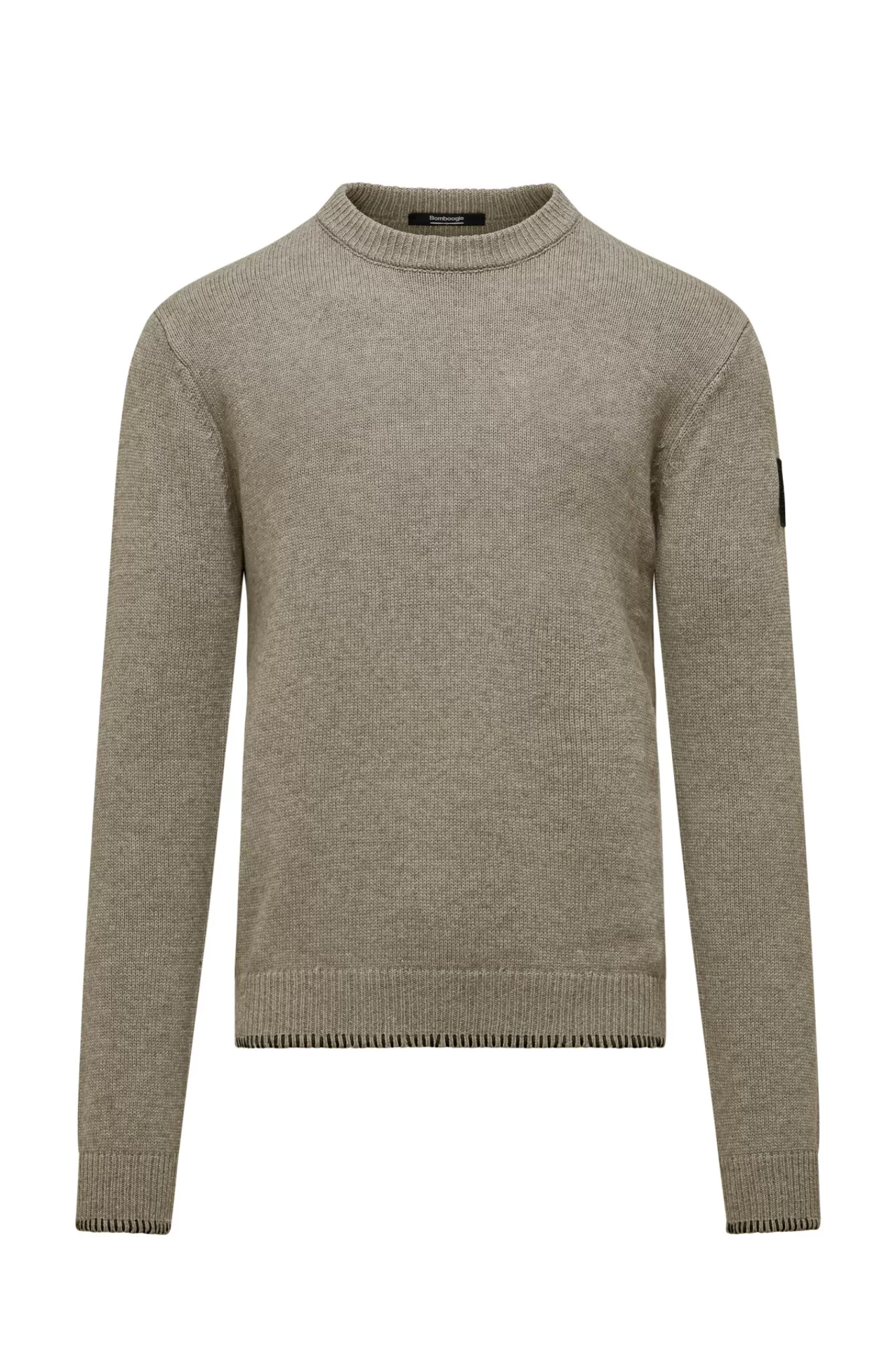 Uomo Bomboogie Maglioni & Pullover>Cardigan Girocollo Con Zip