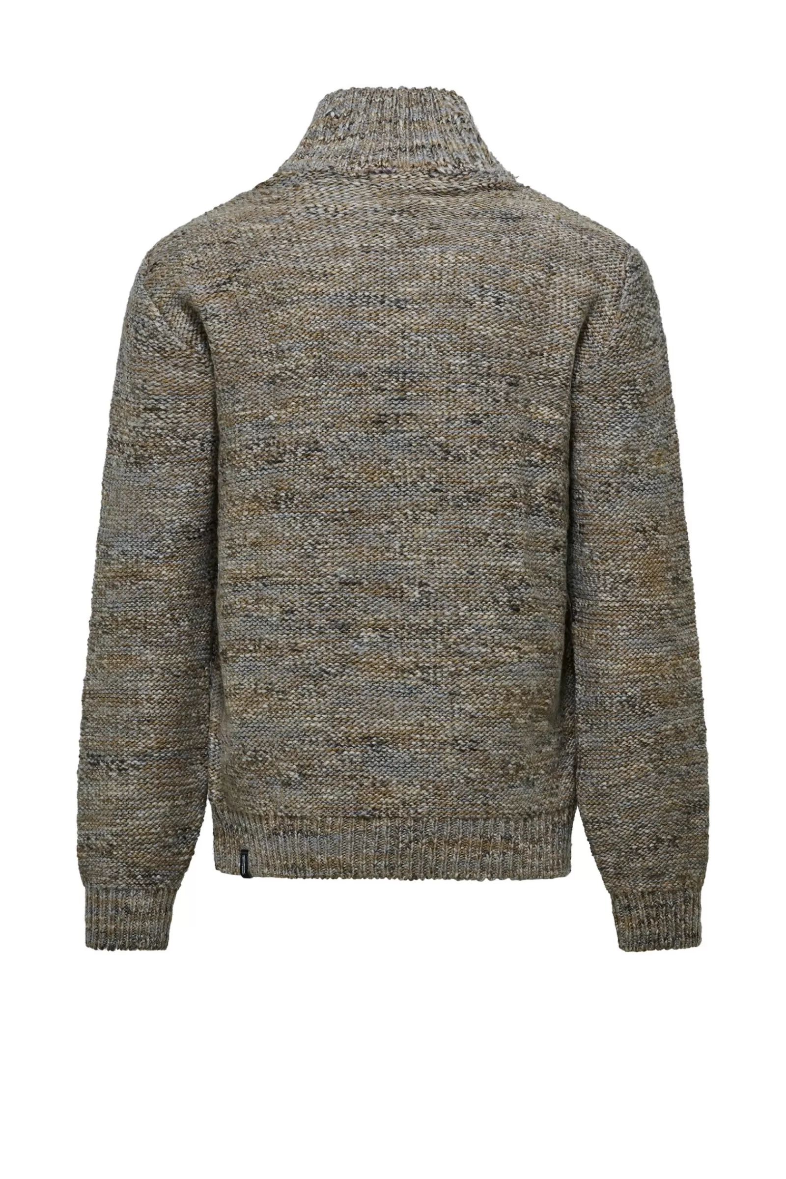 Uomo Bomboogie Maglioni & Pullover>Dolcevita Con Filato Multicolore