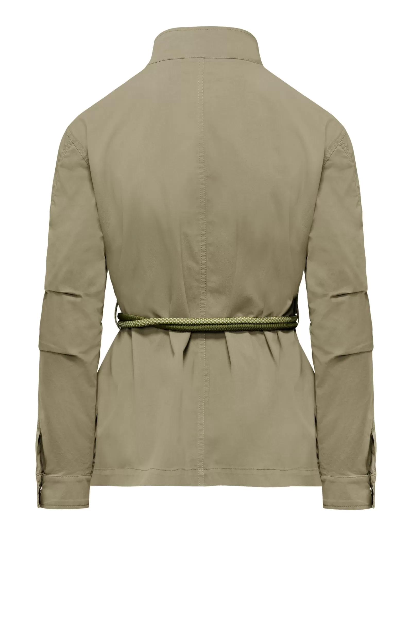 Donna Bomboogie Giacche Leggere>Field Jacket Sfoderata Con Cintura In Corda Bicolore