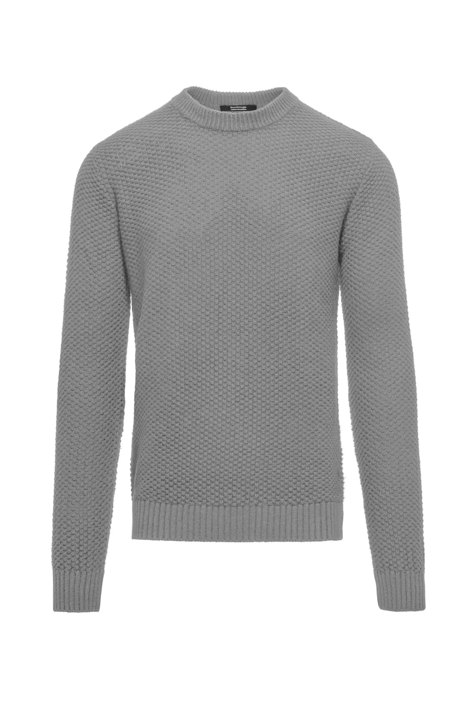 Uomo Bomboogie Maglioni & Pullover>Girocollo In Tricot Di Cotone E Lana