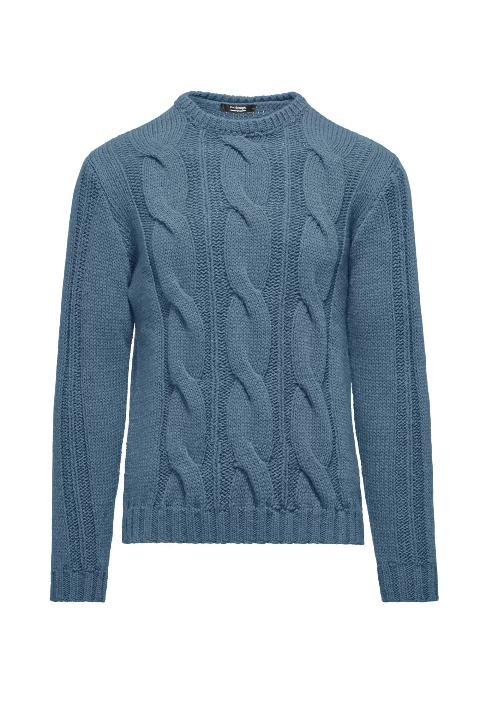 Uomo Bomboogie Maglioni & Pullover>Girocollo In Tricot Di Lana