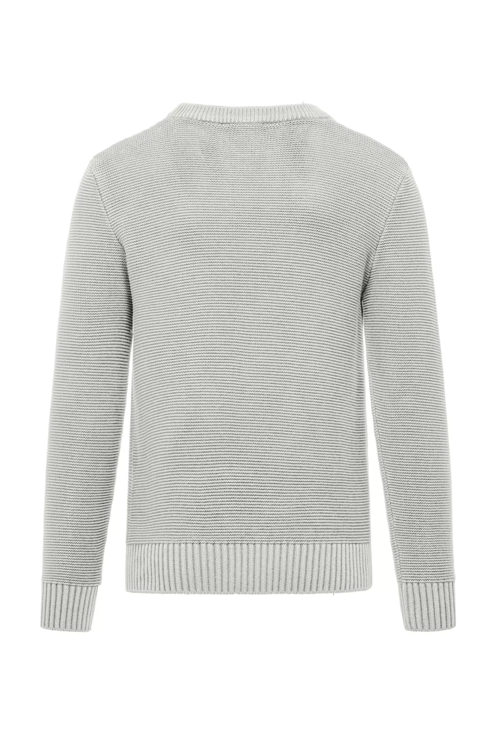 Uomo Bomboogie Maglioni & Pullover>Maglione Girocollo In Cotone Tinto A Freddo