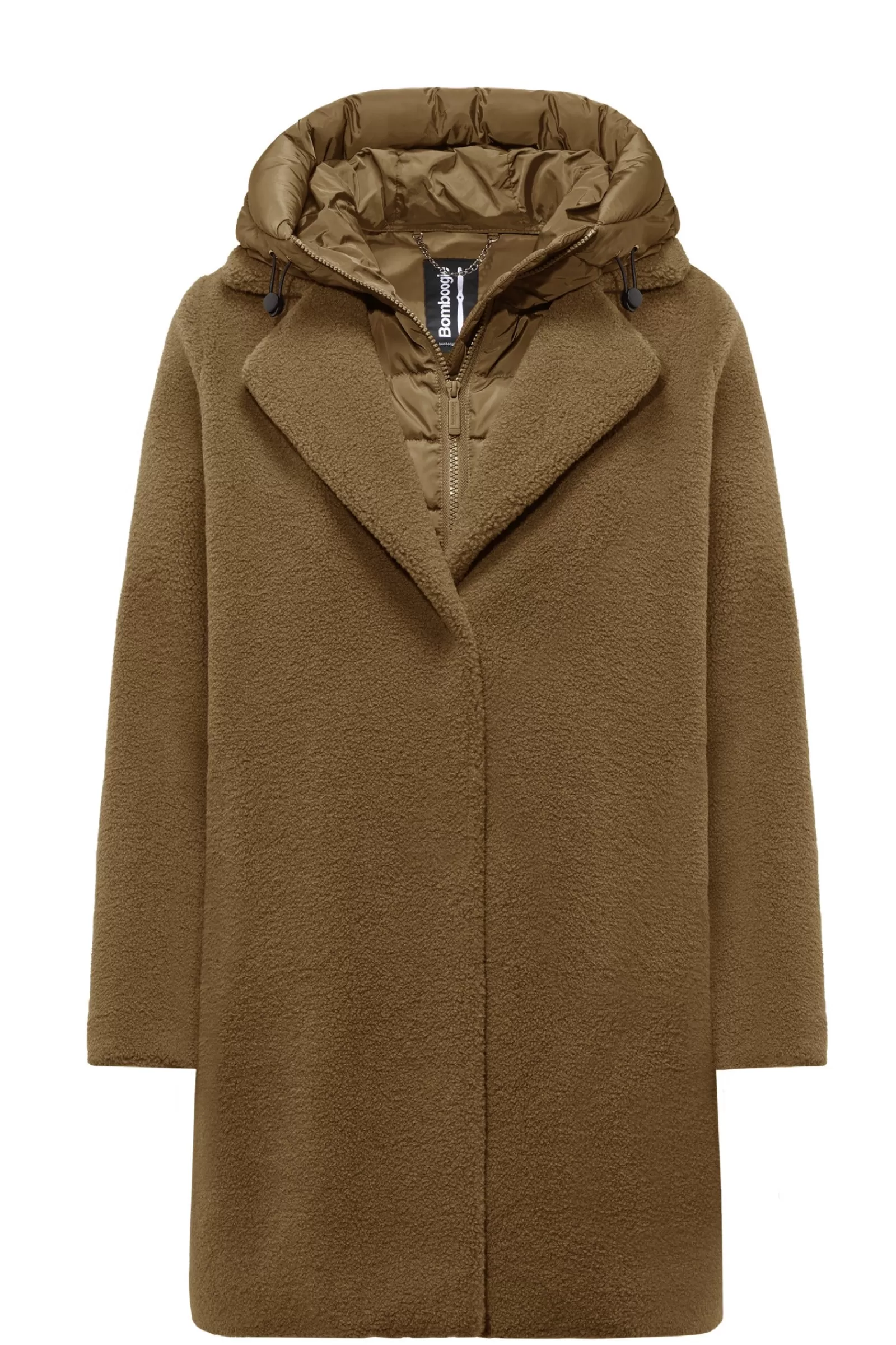 Donna Bomboogie Cappotti>Odessa Overcoat - Cappotto In Sherpa Fleece