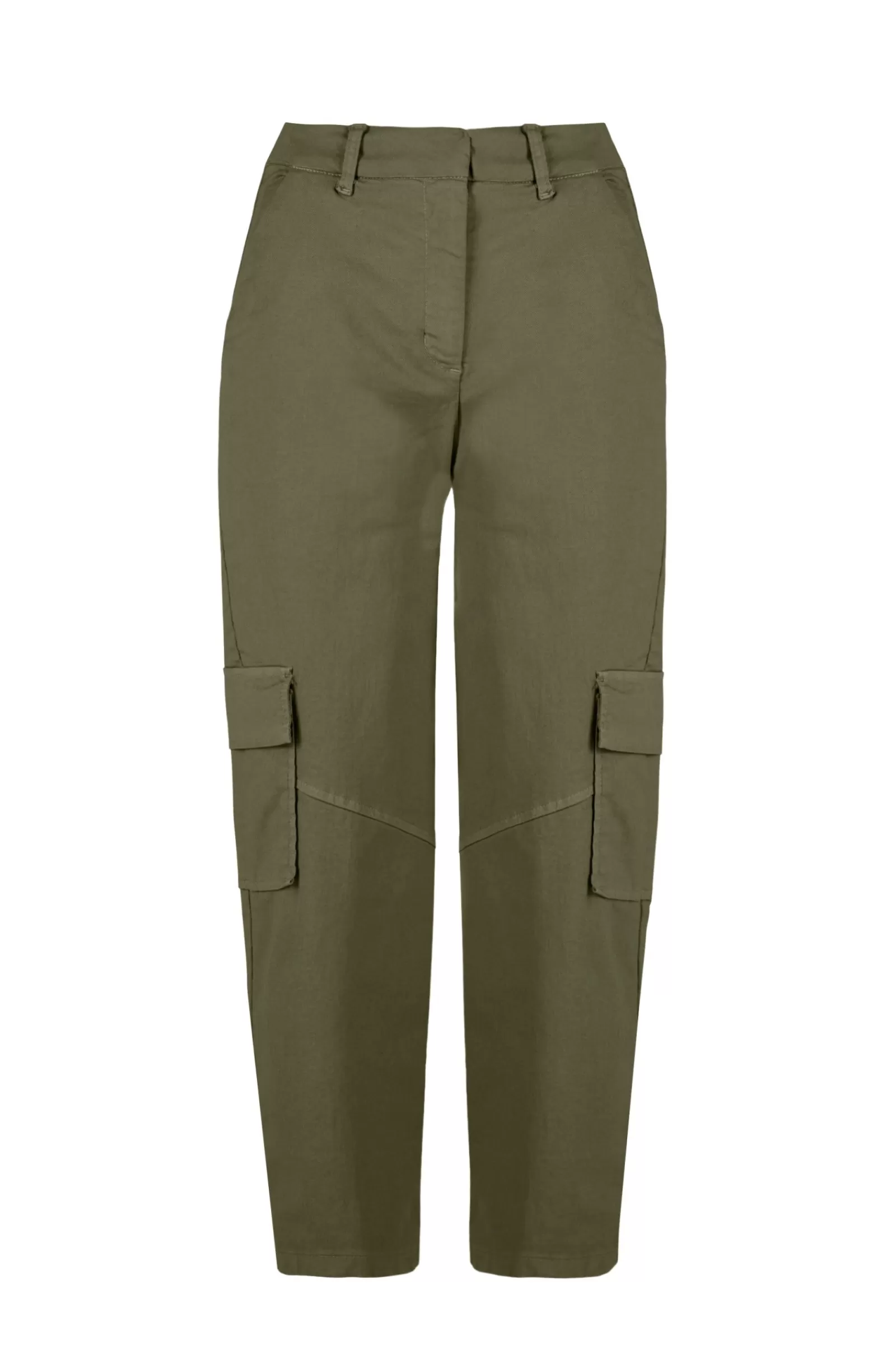 Donna Bomboogie Pantaloni>Pantalone A Vita Alta Cargo