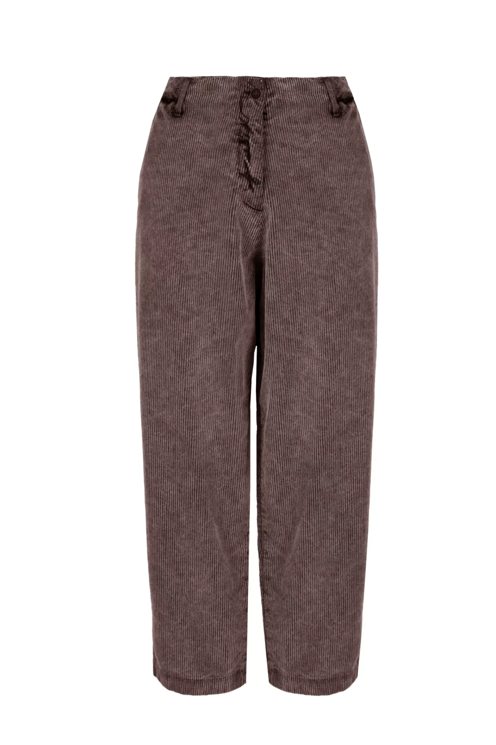 Donna Bomboogie Pantaloni>Pantaloni Boyfriend Fit In Velluto A Coste