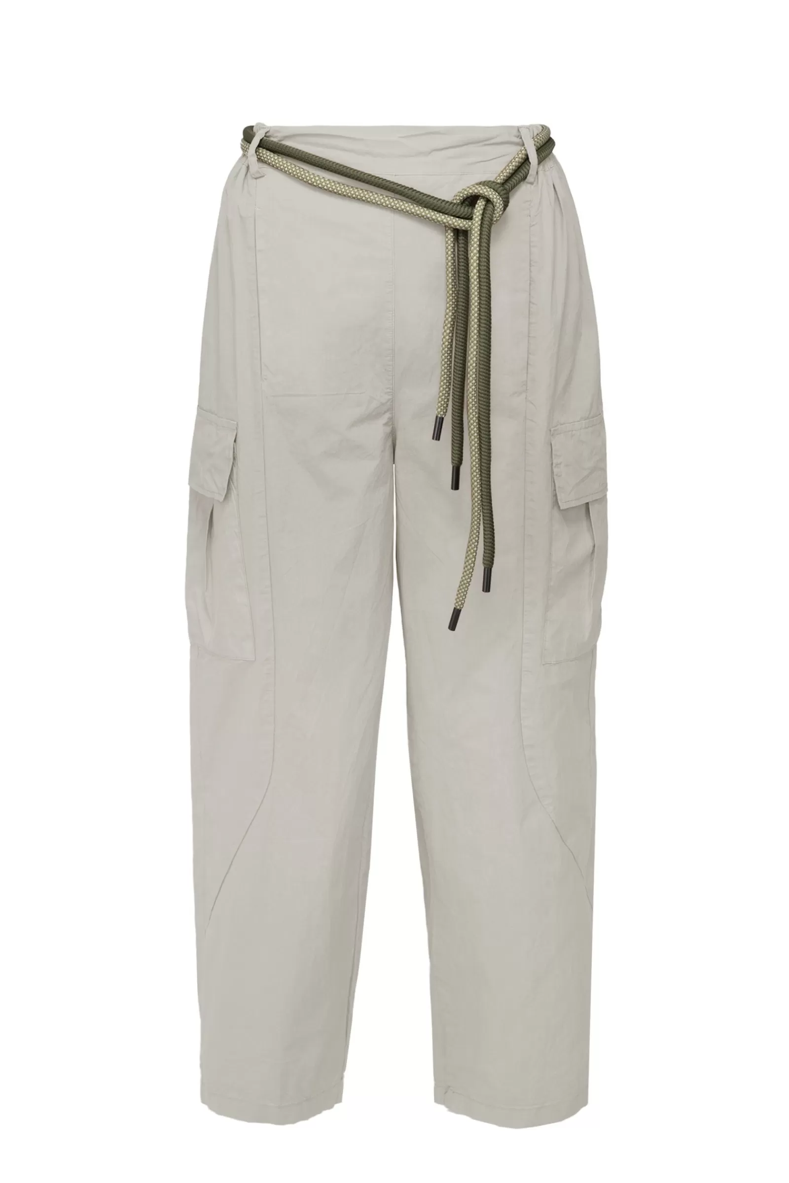 Donna Bomboogie Pantaloni>Pantaloni Cargo Balloon Fit Con Cintura In Corda Bicolore