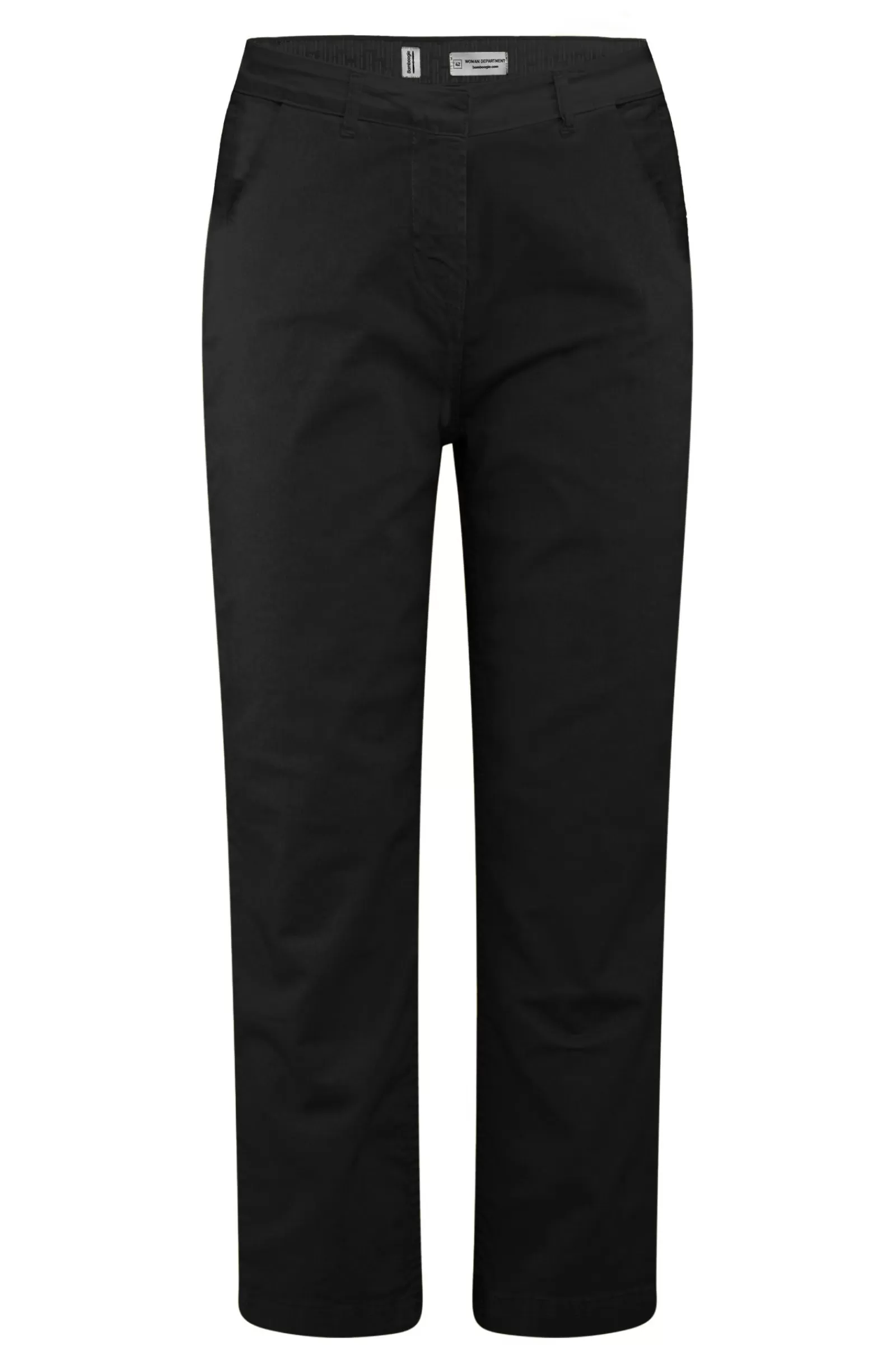 Donna Bomboogie Pantaloni>Pantaloni Chino In Raso Di Cotone Stretch Pesante