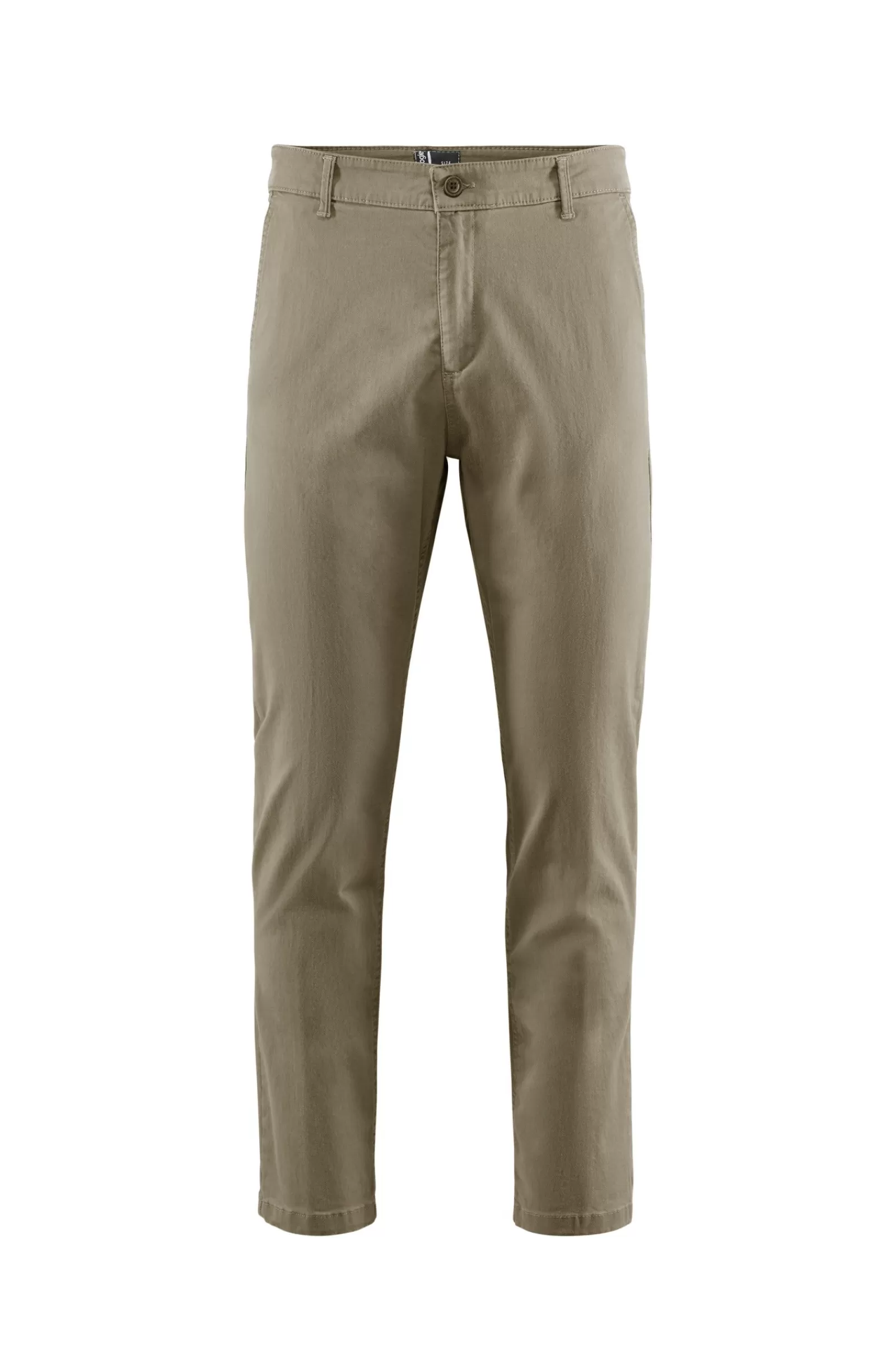 Uomo Bomboogie Pantaloni>Pantaloni Chino Slim Fit In Gabardina Di Cotone