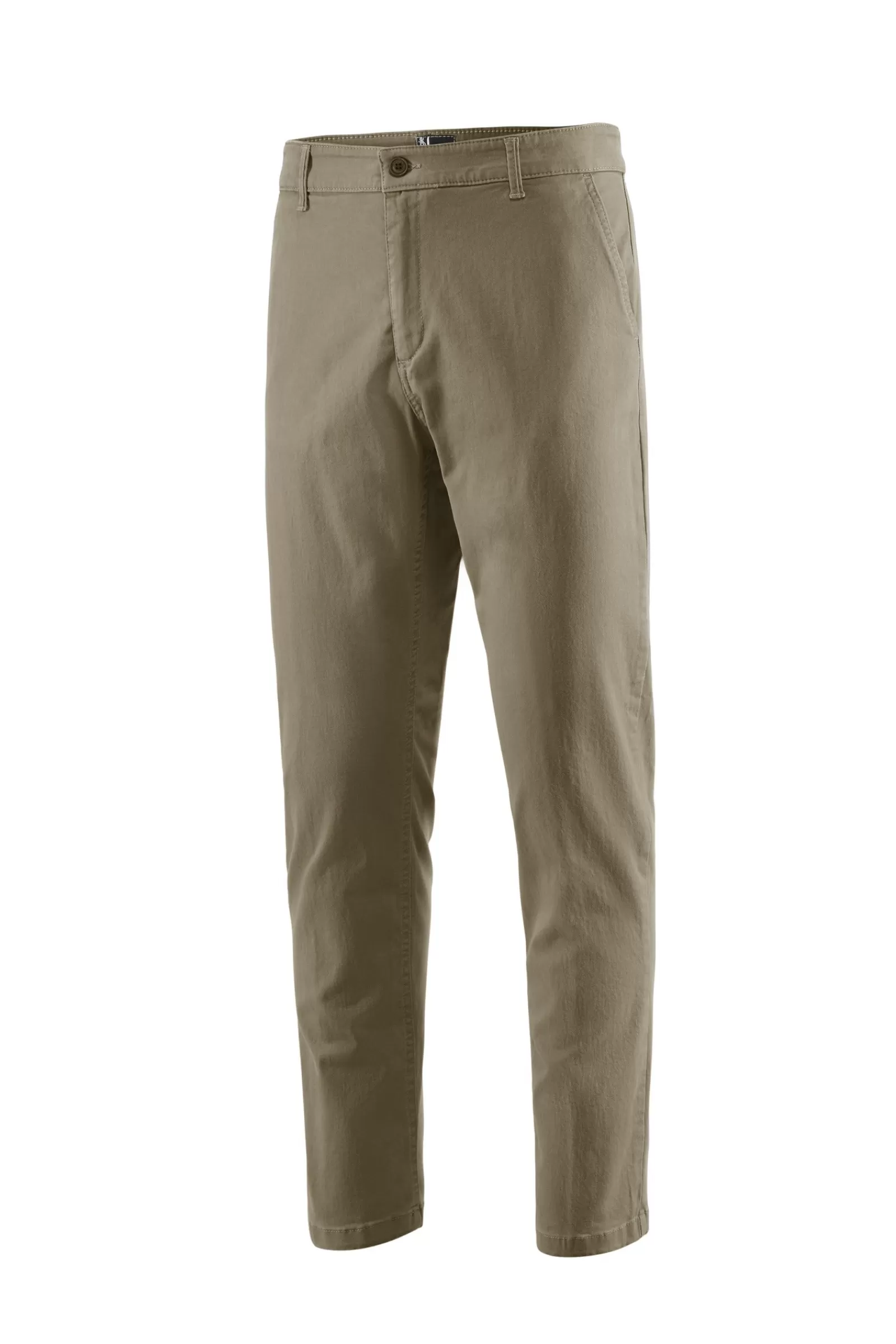 Uomo Bomboogie Pantaloni>Pantaloni Chino Slim Fit In Gabardina Di Cotone