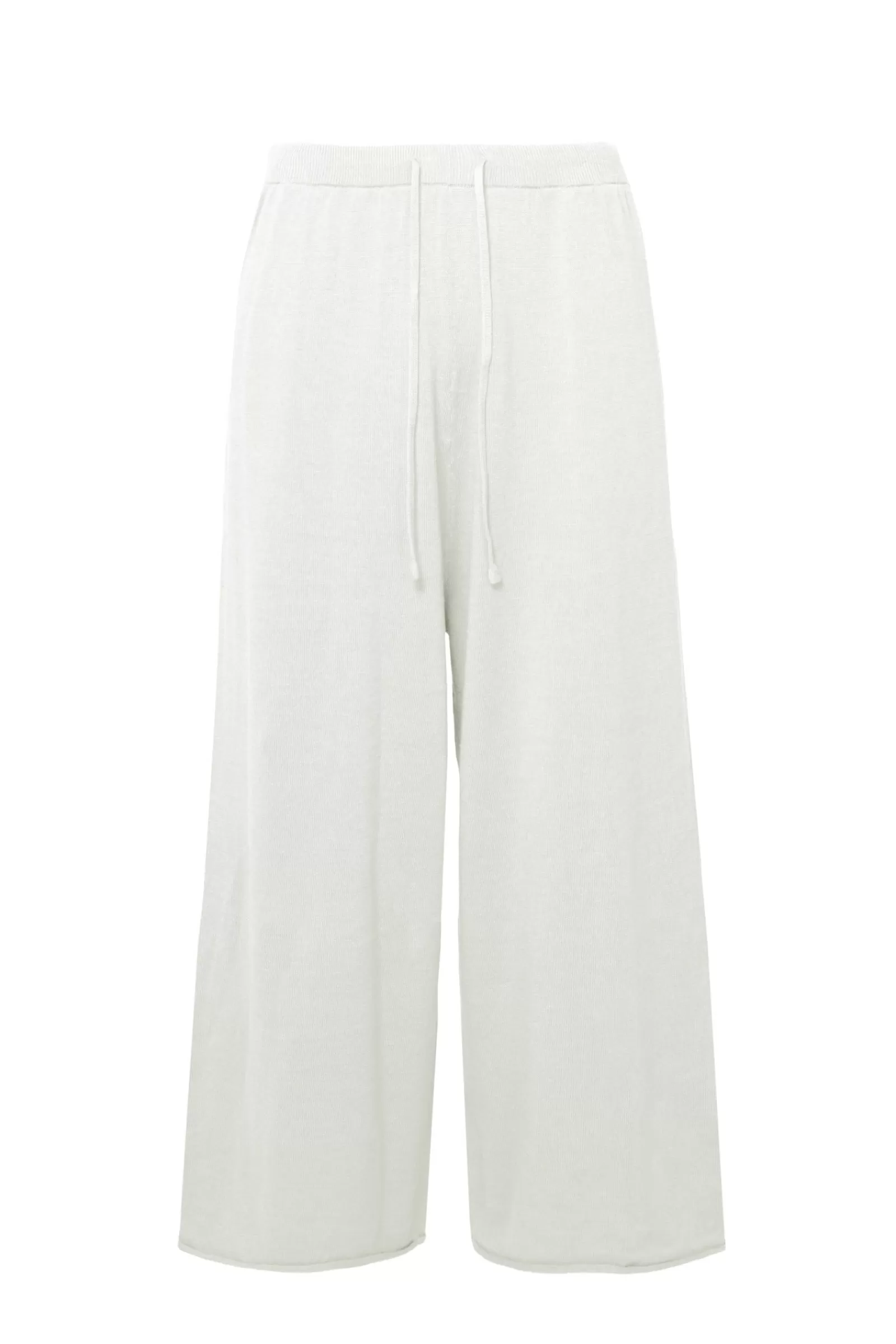 Donna Bomboogie Pantaloni>Pantaloni Con Coulisse In Jersey Di Cotone Misto Lino