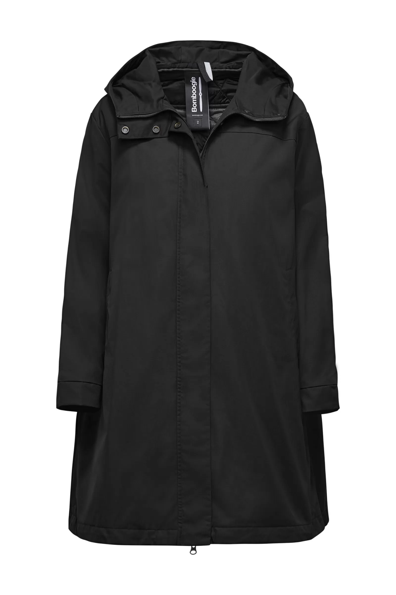 Donna Bomboogie Parka>Parka Con Smanicato Interno