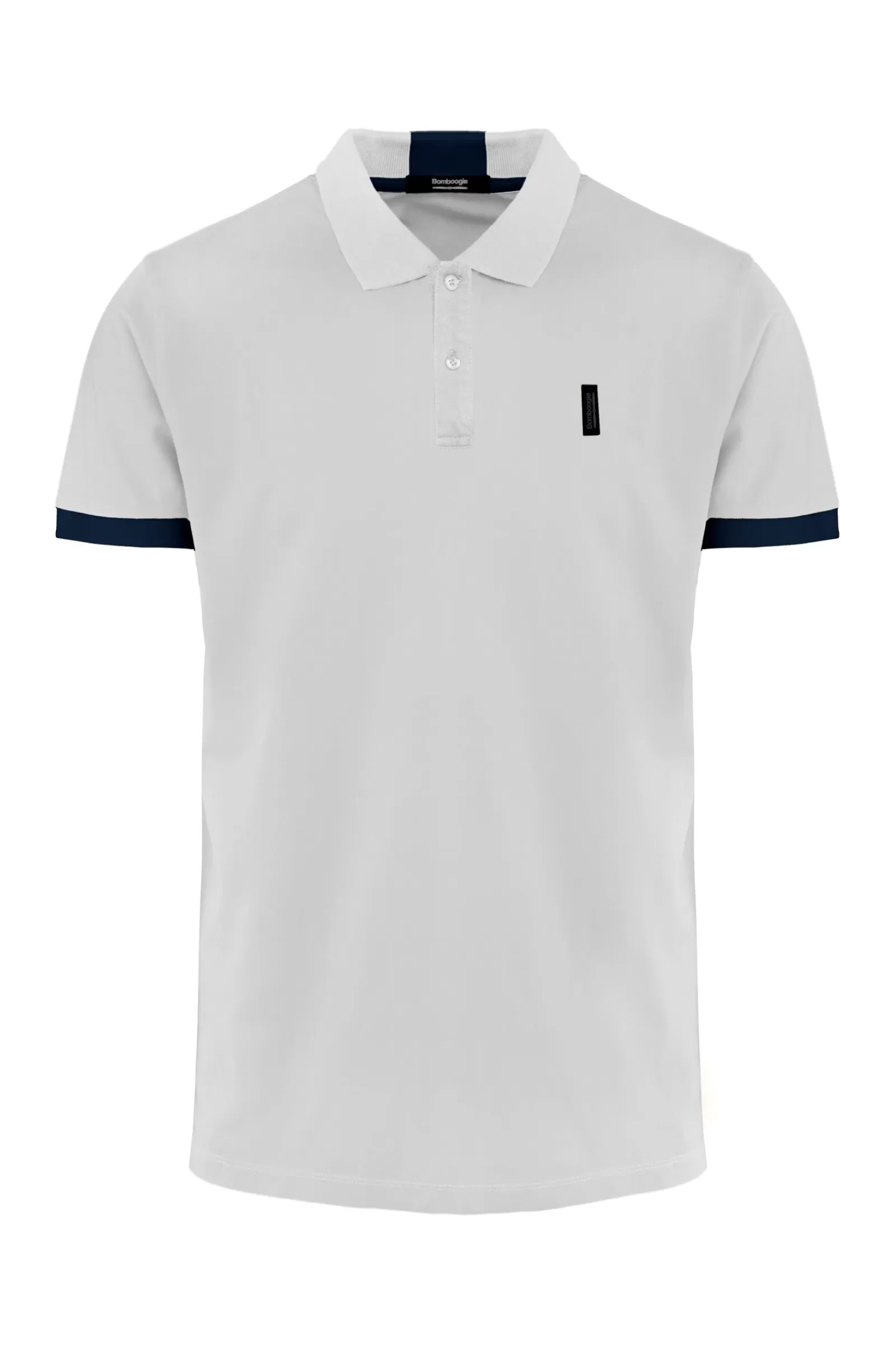 Uomo Bomboogie T-Shirts & Polo>Polo A Manica Corta In Cotone Piquet