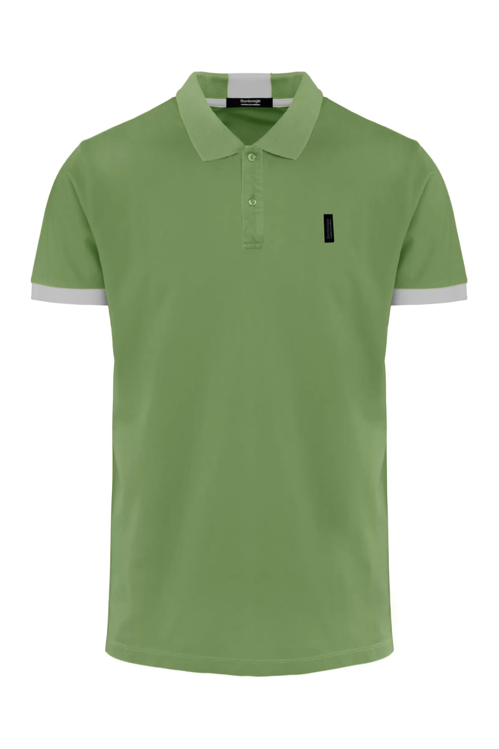 Uomo Bomboogie T-Shirts & Polo>Polo A Manica Corta In Cotone Piquet