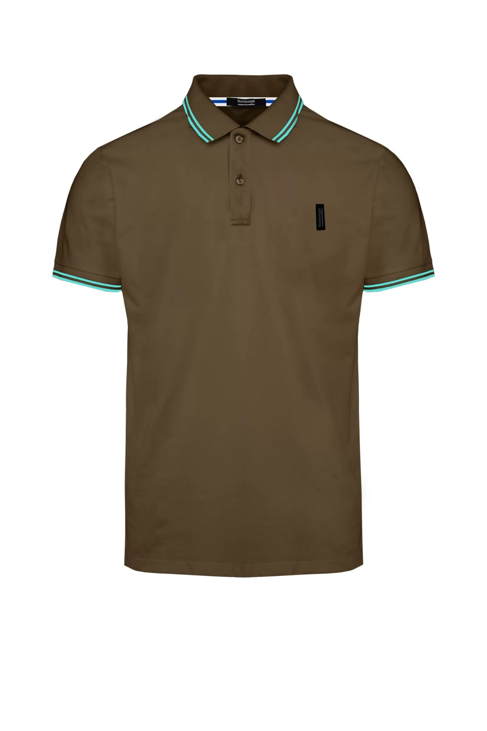 Uomo Bomboogie T-Shirts & Polo>Polo A Manica Corta In Cotone Piquet