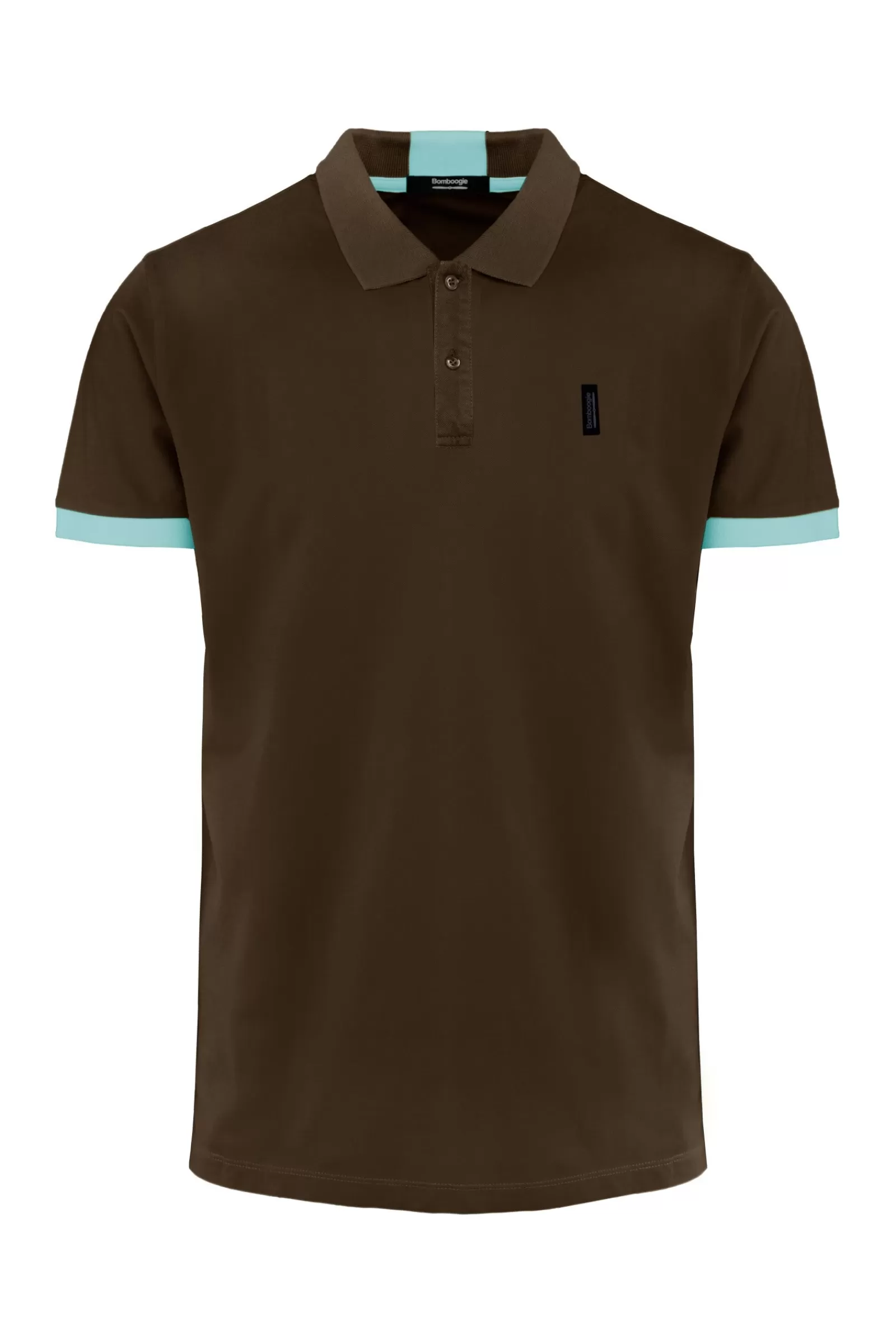 Uomo Bomboogie T-Shirts & Polo>Polo A Manica Corta In Cotone Piquet