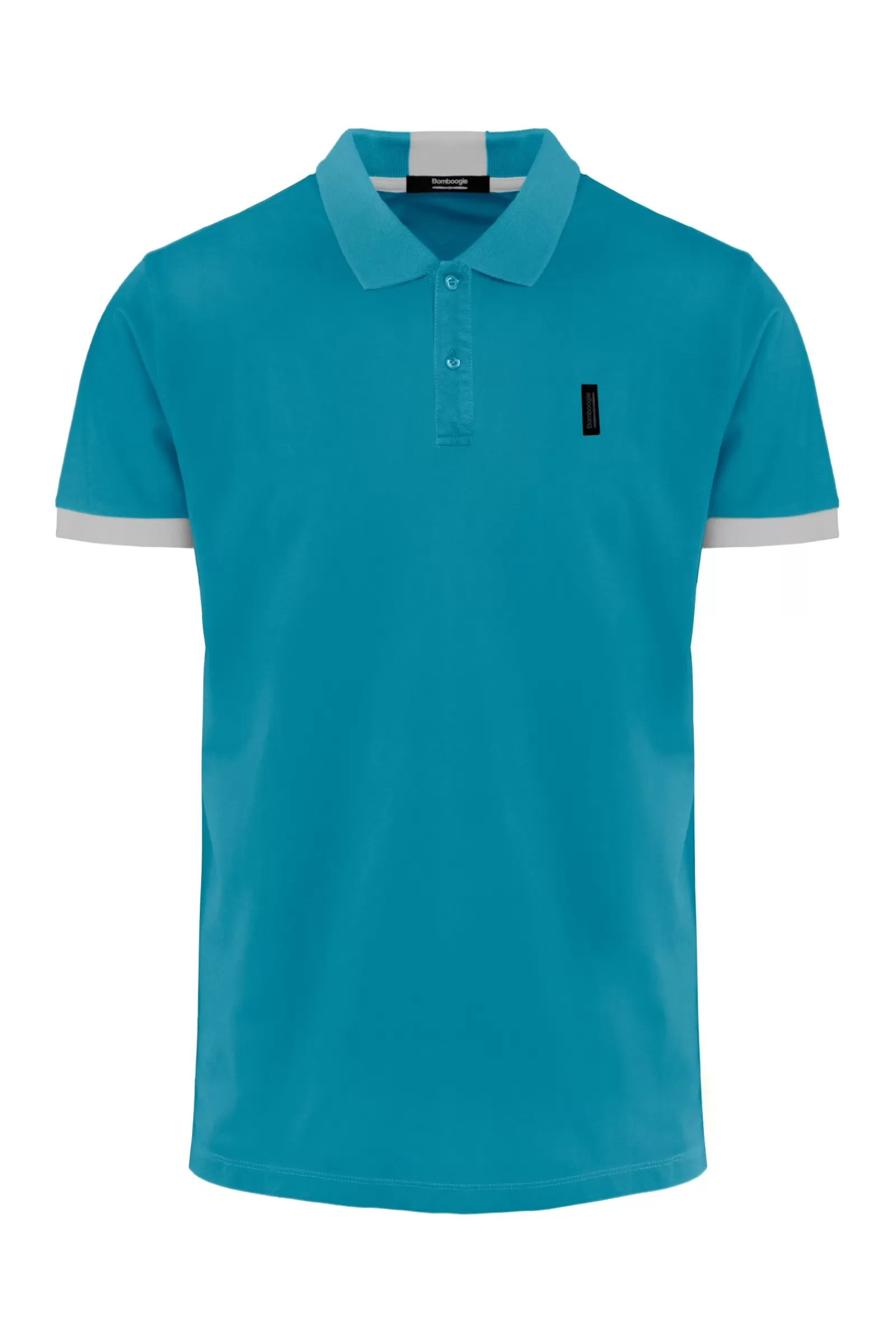 Uomo Bomboogie T-Shirts & Polo>Polo A Manica Corta In Cotone Piquet