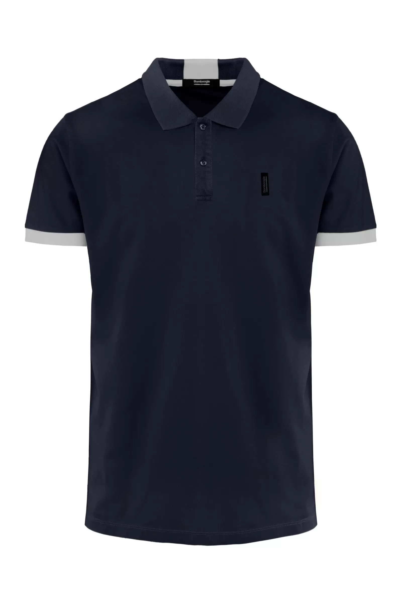 Uomo Bomboogie T-Shirts & Polo>Polo A Manica Corta In Cotone Piquet