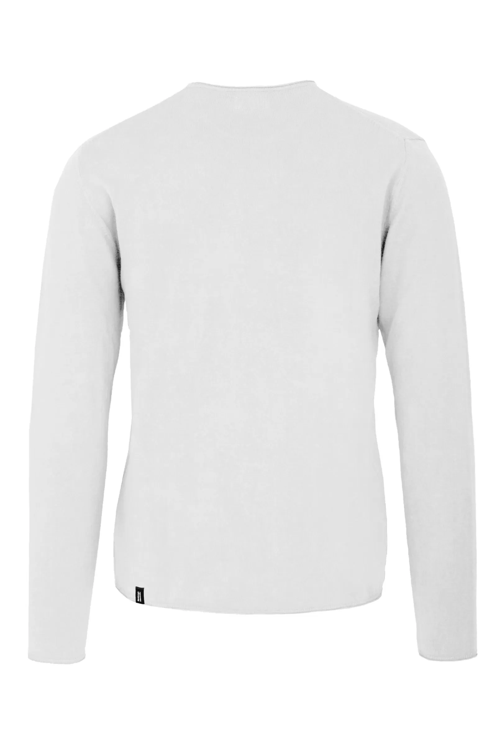 Uomo Bomboogie Maglie & Felpe>Pullover Girocollo In Maglia Rasata Con Bordi Arrotolati