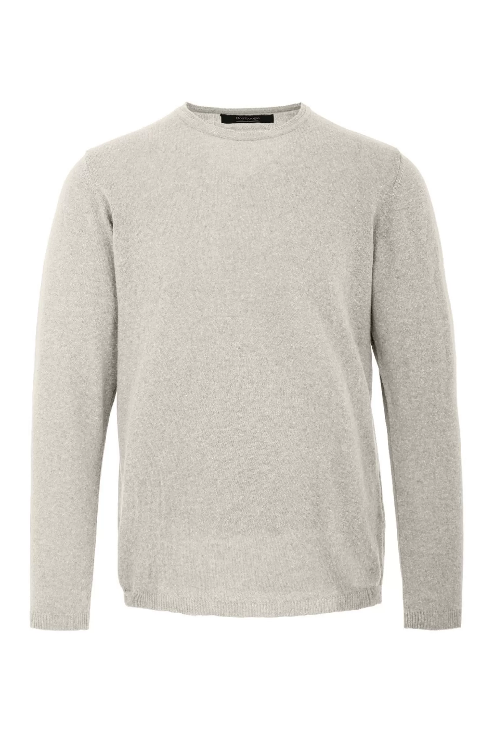 Uomo Bomboogie Maglie & Felpe>Pullover Girocollo In Maglia Rasata Faded