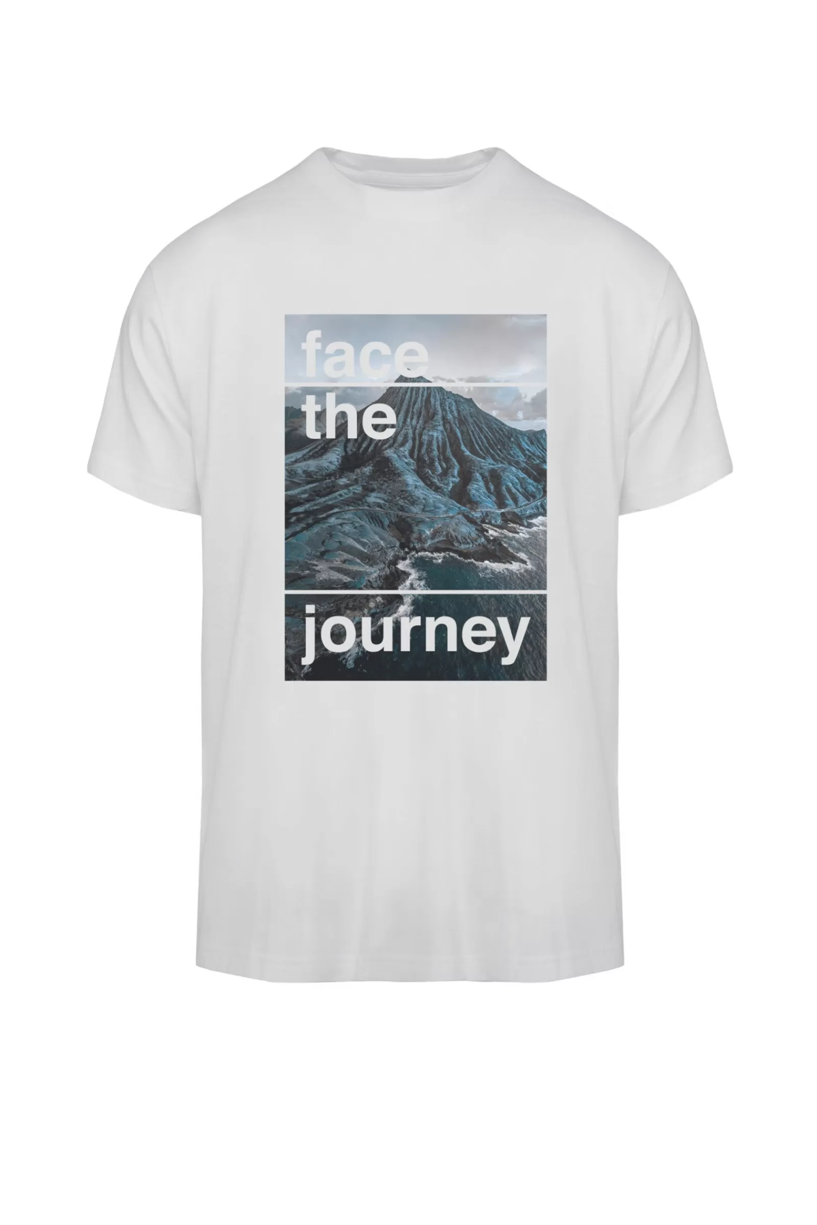 Uomo Bomboogie T-Shirts & Polo>T-shirt Con Stampa Face The Journey