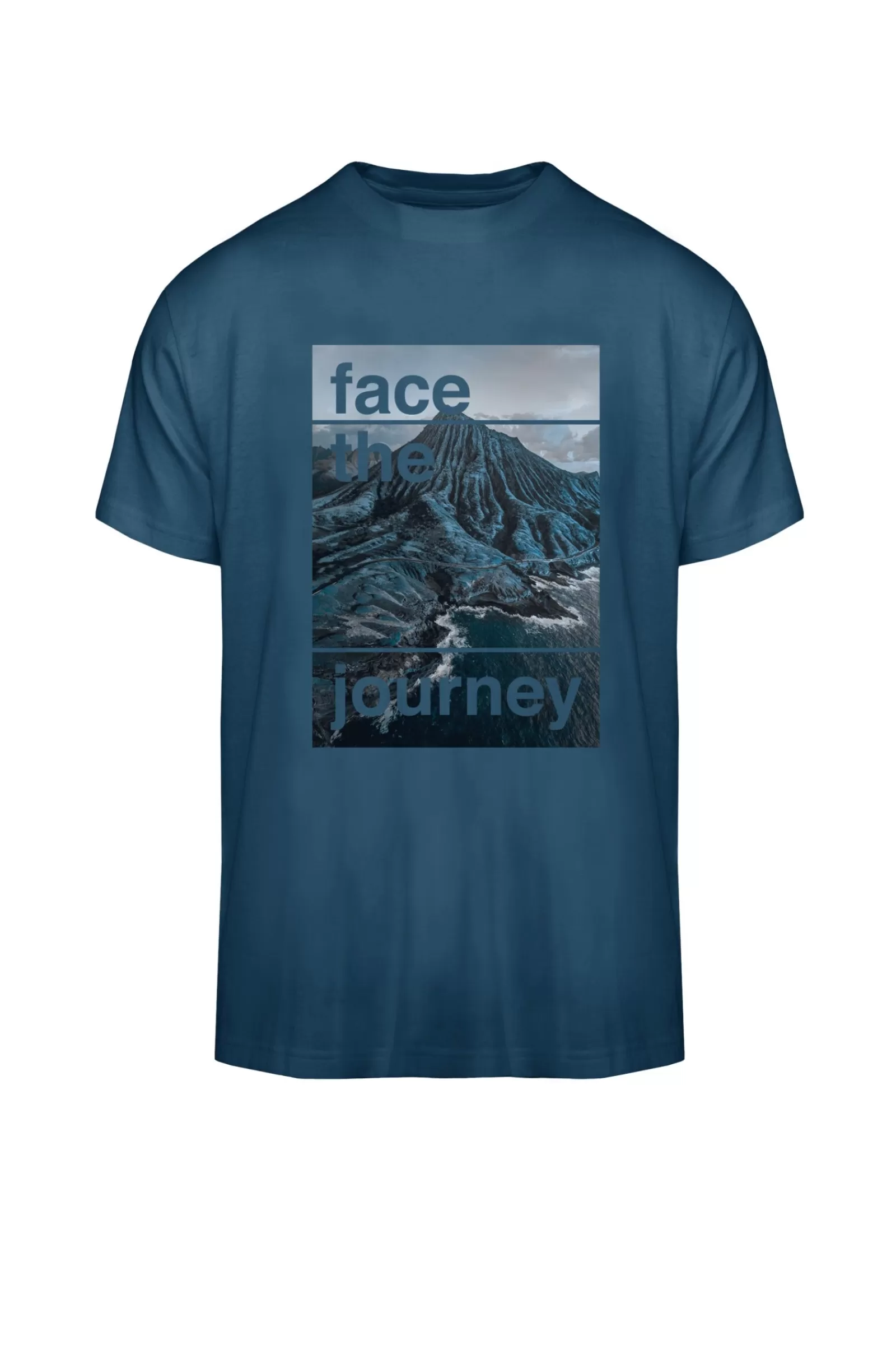 Uomo Bomboogie T-Shirts & Polo>T-shirt Con Stampa Face The Journey