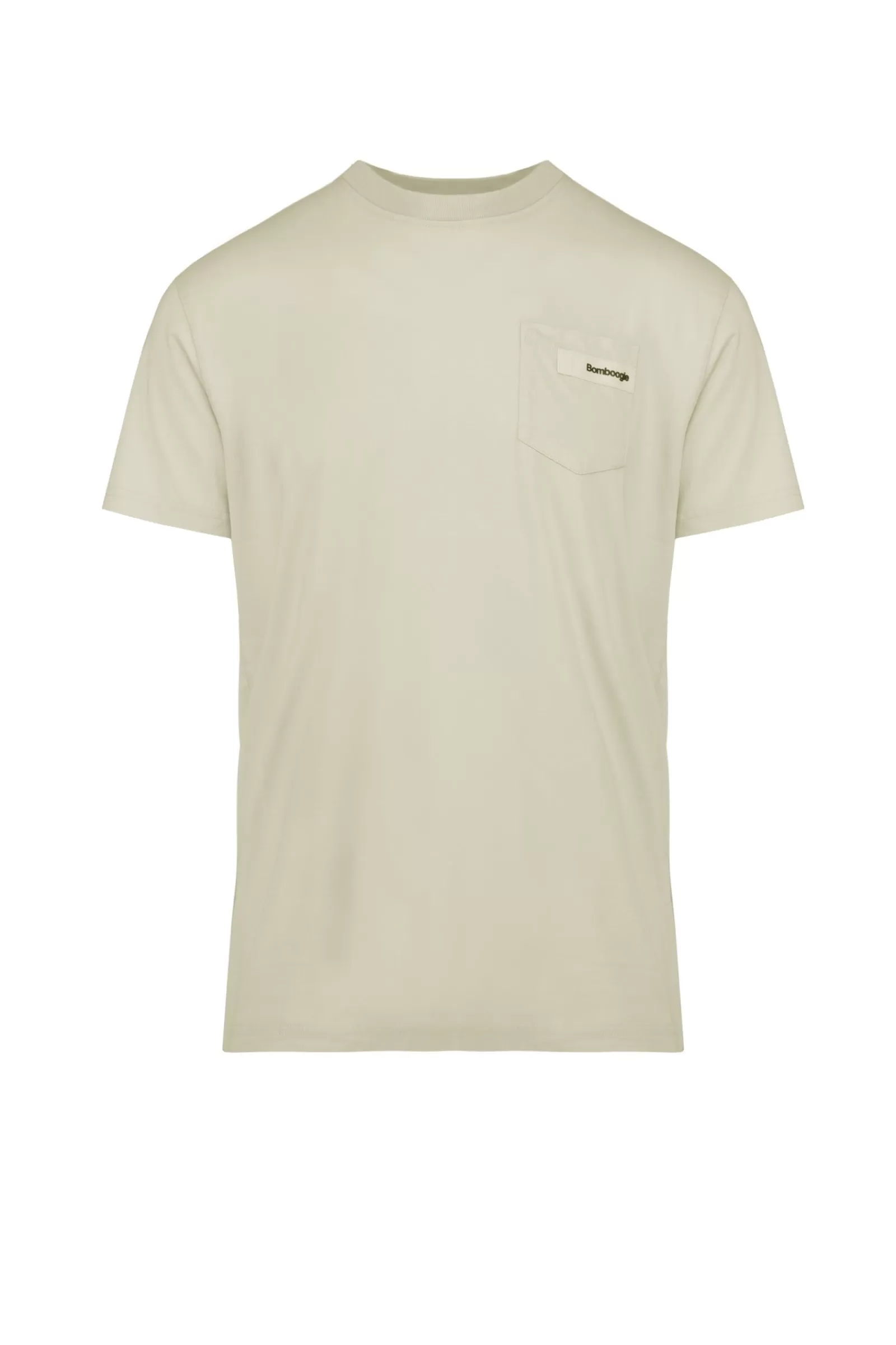 Uomo Bomboogie T-Shirts & Polo>T-shirt Faded Con Taschino