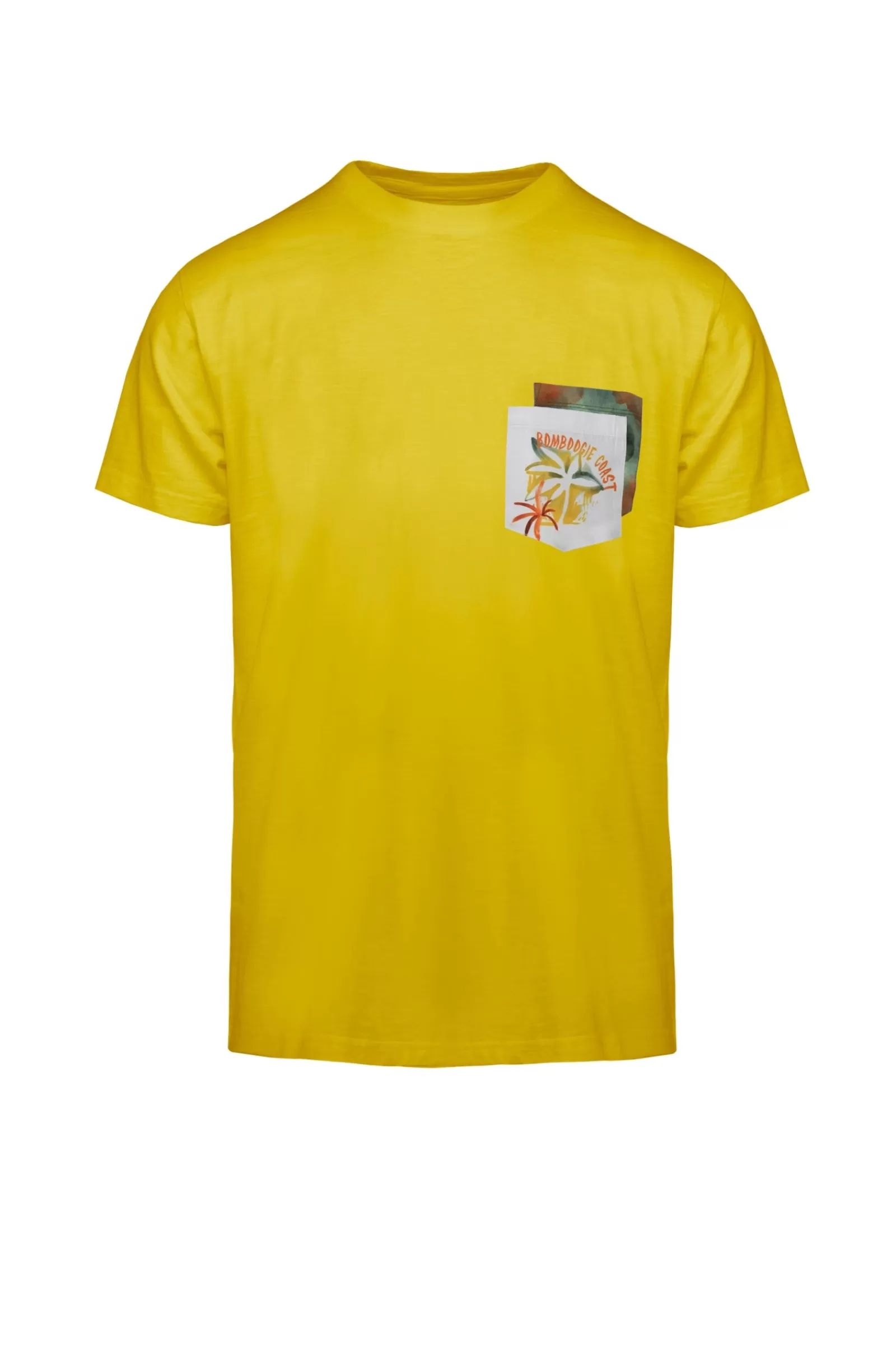 Uomo Bomboogie T-Shirts & Polo>T-shirt Girocollo Con Doppio Taschino