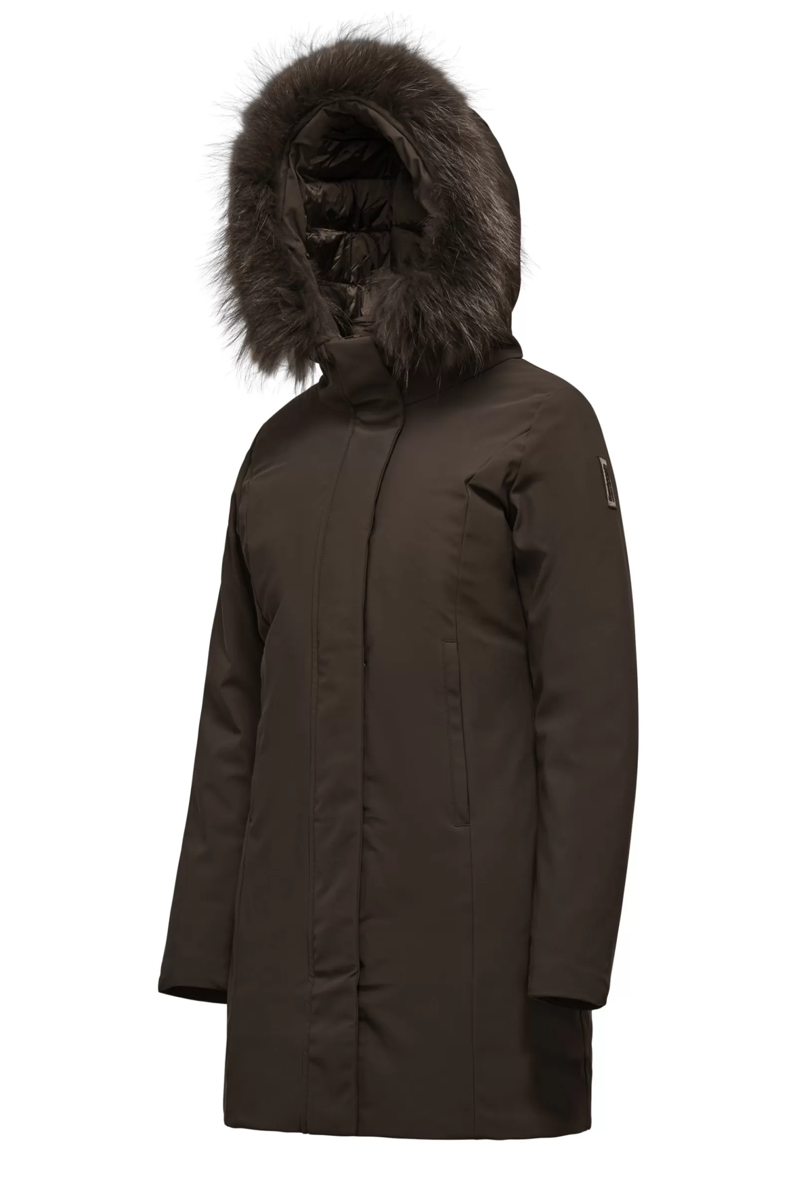 Donna Bomboogie Parka>Vienna Parka Jacket - Parka Imbottito Con Cappuccio In Pelliccia